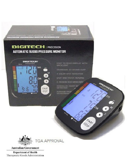 Professional Automatic Blood Pressure Monitor with Backlight - 42cm Cuff