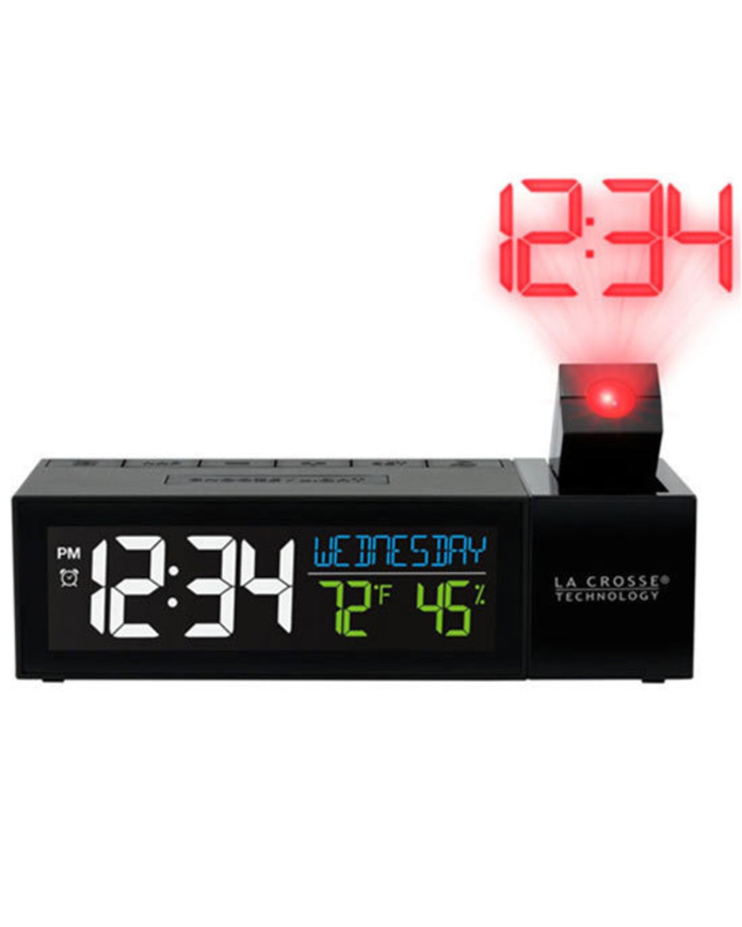 616-1950 Pop-Up Bar Projection Alarm Clock