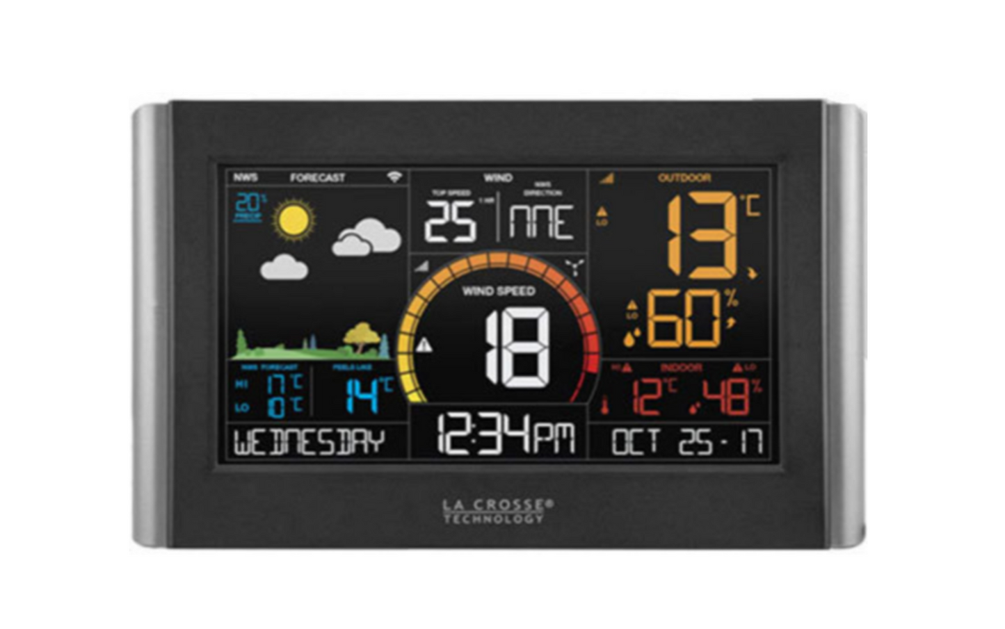 V21-WTHv3 La Crosse Complete Personal Wireless WIFI Colour Wind Station