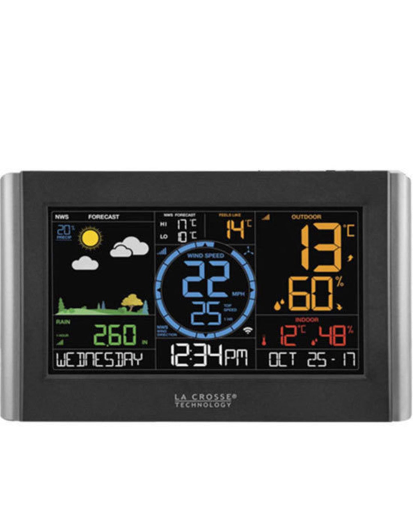 V22-WRTHv2 La Crosse Prof WIFI Colour Weather Station