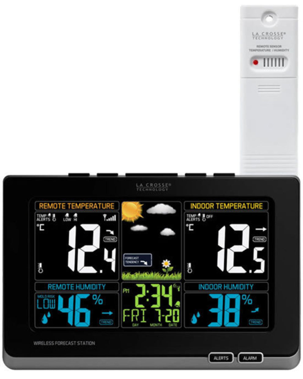 3081414MBV2 Wireless Color Weather Station La Crosse Technology